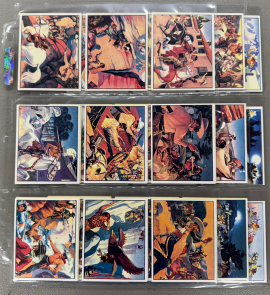 1984 WTW Lone Ranger 1940 Reprint Complete Card Set NM
