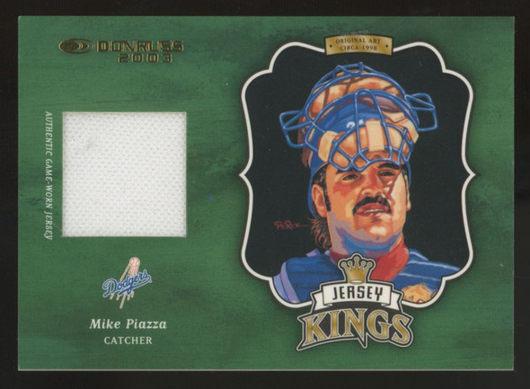 2003 Donruss Mike Piazza Jersey King Patch /100 #JK-15