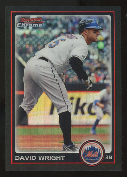 2010 Bowman Chrome David Wright Refractor #92