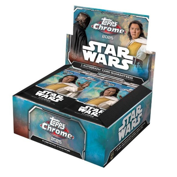 2025 Topps Star Wars Chrome Hobby Box 2025 Topps Star Wars Chrome Hobby Box