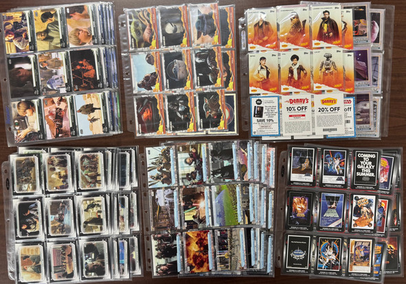 Star Wars Complete Collector Card Sets, Solo, Mandalorian, Grogu Star Wars Complete Collector Card Sets, Solo, Mandalorian, Grogu