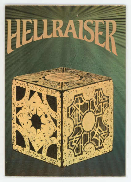 1992 Eclipse Hellraiser The Lament Configuration Gold Hologram #B 1992 Eclipse Hellraiser The Lament Configuration Gold Hologram #B