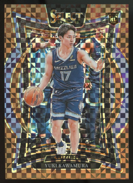 2024/25 Select Yuki Kawamura RC Concourse Bronze Checkerboard /49 #76