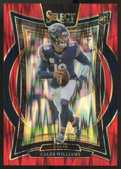 2024 Select Caleb Williams RC Red Shock Concourse /249 #25