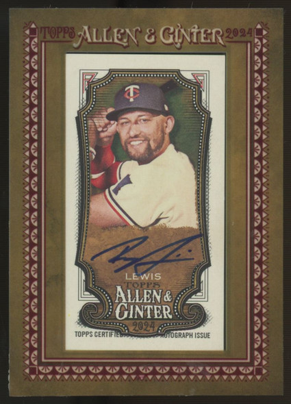 2024 Topps Allen & Ginter Royce Lewis Mini-Framed Auto  #MA-RLE