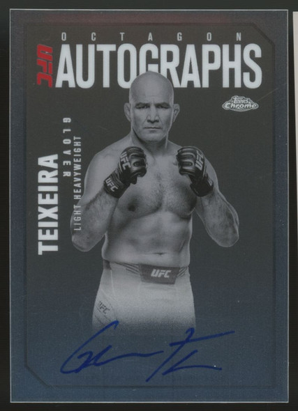 2025 Topps Chrome UFC Glover Teixeira Octagon Autographs #OLA-GT 2025 Topps Chrome UFC Glover Teixeira Octagon Autographs #OLA-GT