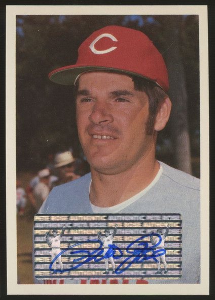 1985 Topps Renata Galasso Pete Rose Auto #97 "C"