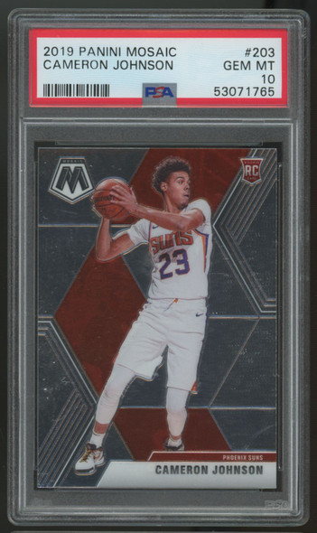 2019/20 Mosaic Cameron Johnson RC #203 PSA 10