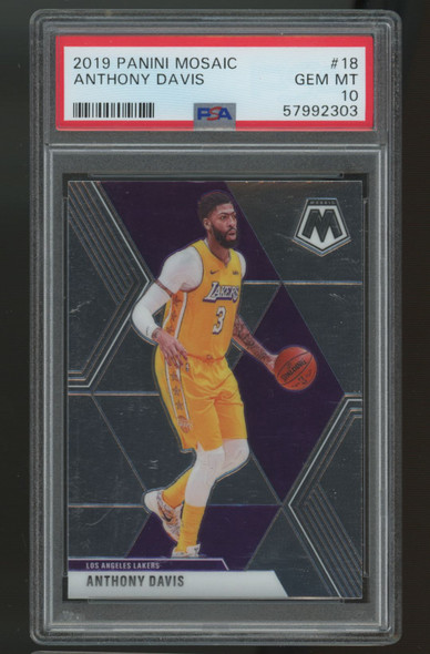 2019/20 Mosaic Anthony Davis #18 PSA 10