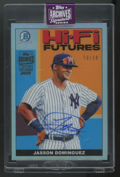 2025 Topps Archives Signature Series Jasson Dominguez Auto /10 #HIFI-11