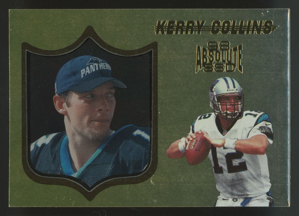 1998 Playoff Absolute SSD Kerry Collins Gold /25 #126 1998 Playoff Absolute SSD Kerry Collins Gold /25 #126