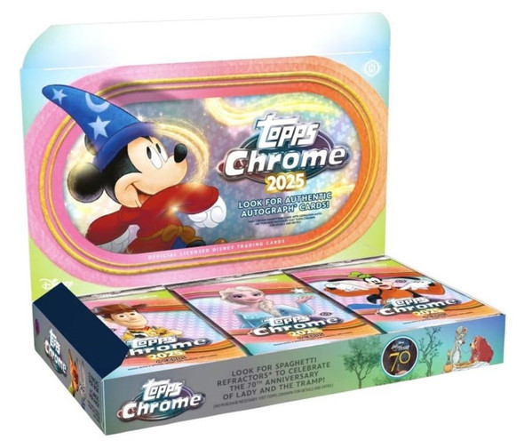 2025 Topps Chrome Disney Hobby Box