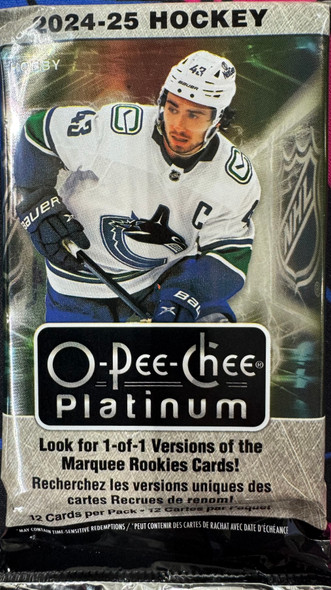 2024/25 Upper Deck O-Pee-Chee Platinum Hockey Pack