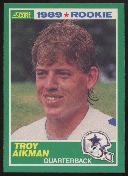 1989 Score Troy Aikman RC #270