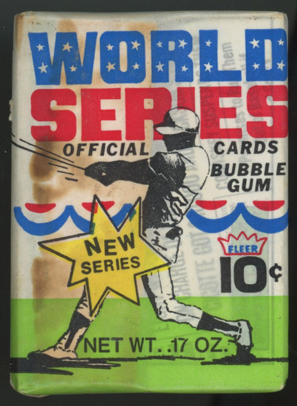 1971 Fleer World Series Baseball Wax Pack Factory Sealed