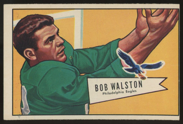 1952 Bowman Large Bob Walston #138 VG (Wrinkle)