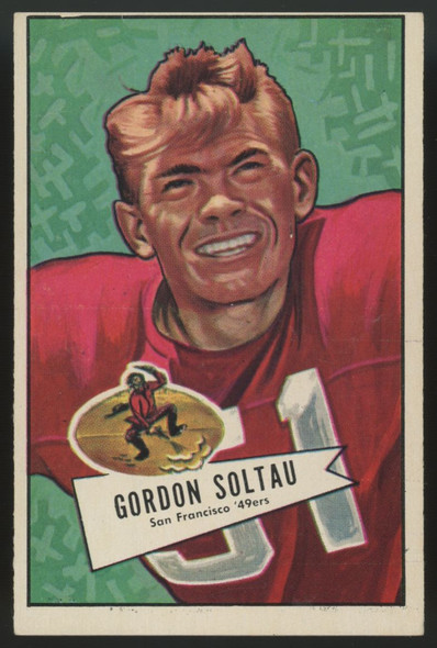 1952 Bowman Large Gordon Soltau #141 VG (Crease)