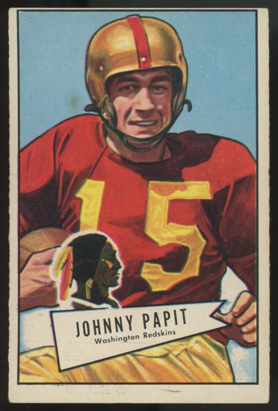 1952 Bowman Large Johnny Papit #143 VG (Wrinkle)