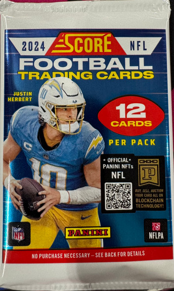 2024 Panini Score Football Retail Box Pack