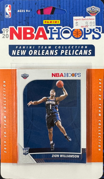 2019-20 Hoops New Orleans Pelicans Team Set Blister Pack Zion RC 2019-20 Hoops New Orleans Pelicans Team Set Blister Pack Zion RC