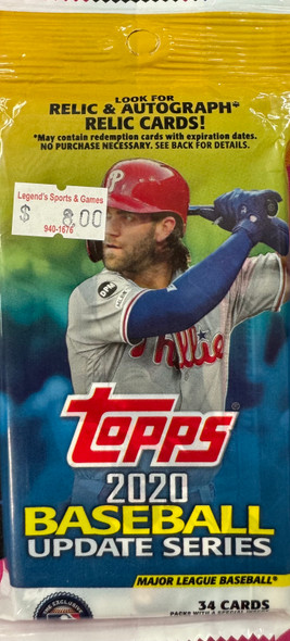 2020 Topps Baseball Update Series Value Pack