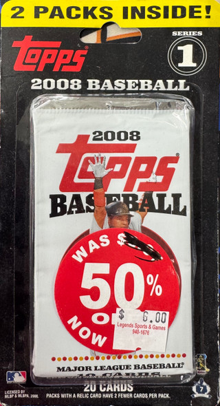 2008 Topps Baseball Series 1 Blister Pack