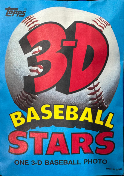 1985 Topps 3D Baseball Stars Pack