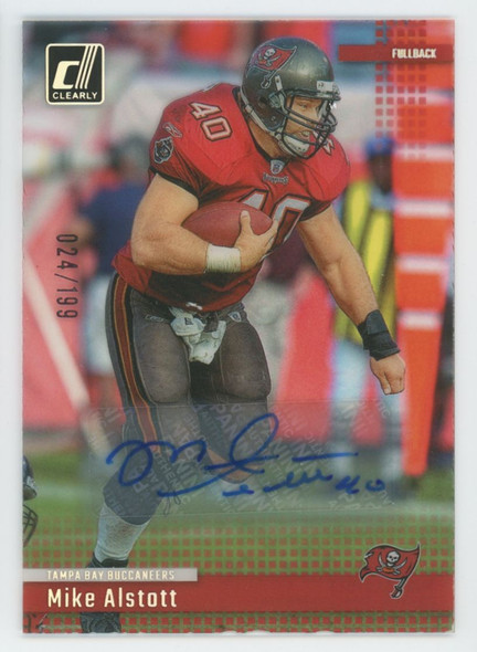 2024 Clearly Donruss Mike Alstott 2004 Retro Auto /199 #1