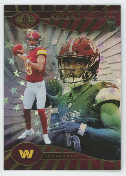 2024 Panini Illusions Jayden Daniels RC Galactic Trophy Collection #93