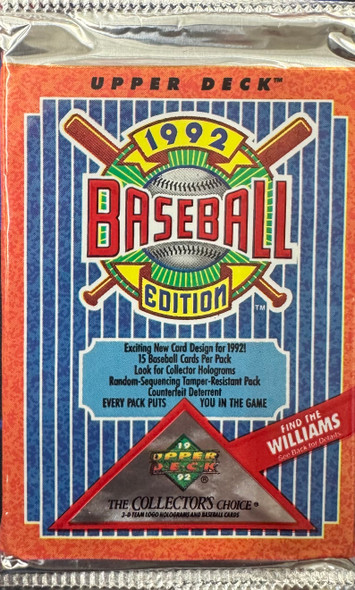 1992 Upper Deck Baseball Low Series Pack