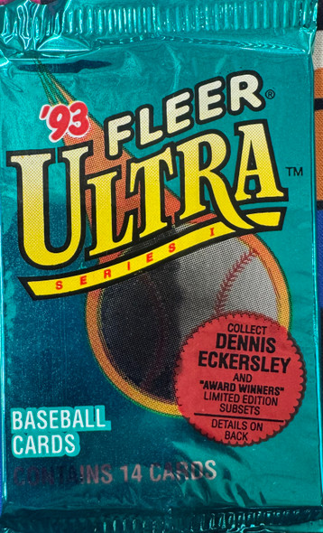 1993 Fleer Ultra Baseball Series 1 Wax Pack