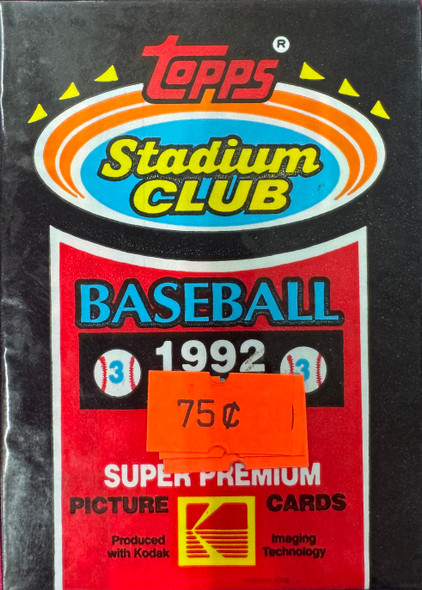 1992 Topps Stadium Club Series 3 Baseball Pack