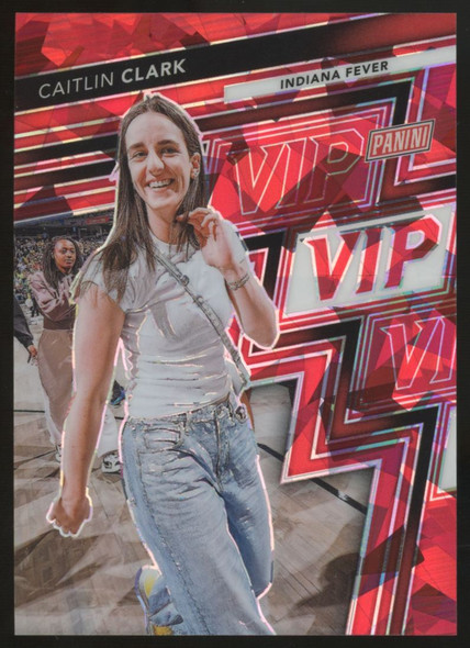 2025 Panini The National Caitlin Clark VIP Red Ice /99 #CC