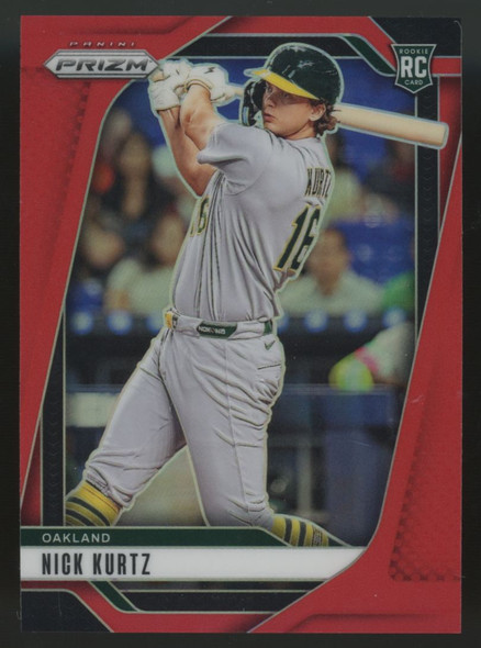 2025 Panini Prizm Nick Kurtz RC Red /299 #213