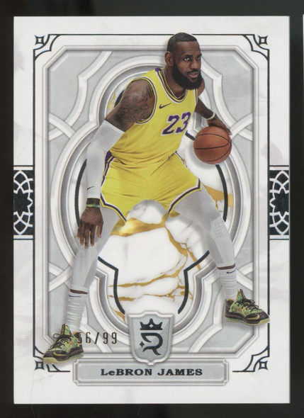 2023-24 Topps Royalty Collection LeBron James Silver /99 #65