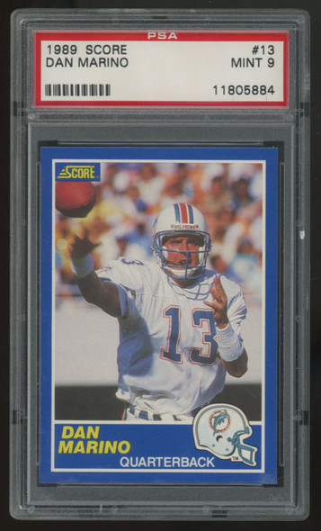 1989 Score Dan Marino #13 PSA 9