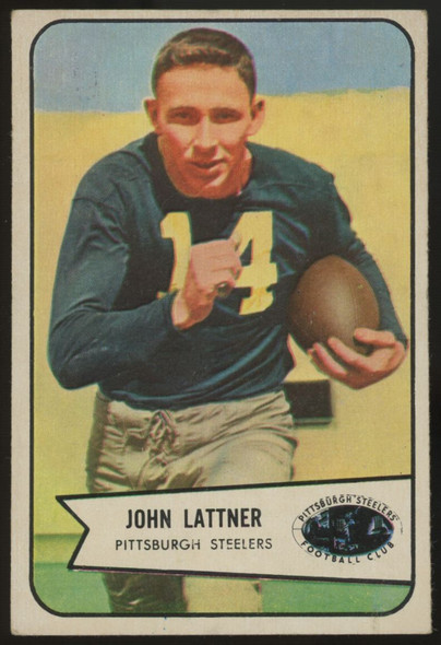 1954 Bowman John Lattner RC #128 VG/EX