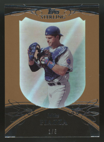 2010 Topps Sterling Mike Piazza Gold /5 #49 2010 Topps Sterling Mike Piazza Gold /5 #49