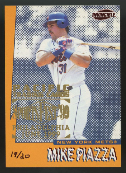 1999 Pacific Invincible Mike Piazza Sportsfest '99 Seismic Force /20 #10