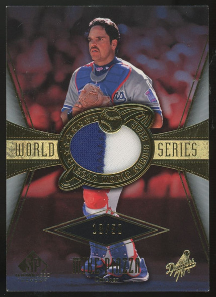 2004 SP Game Used Mike Piazza World Series Patch /50 #WSS-MP1