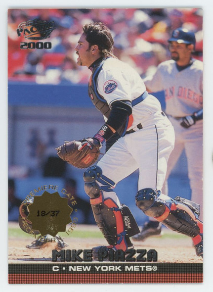 2000 Pacific Mike Piazza Premiere Date /37 #284 "A"