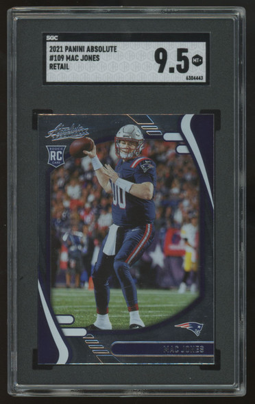 2021 Panini Absolute Mac Jones RC Retail #109 SGC 9.5 *443