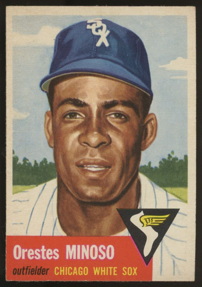 1953 Topps Orestes Minoso #66 EX 1953 Topps Orestes Minoso #66 EX