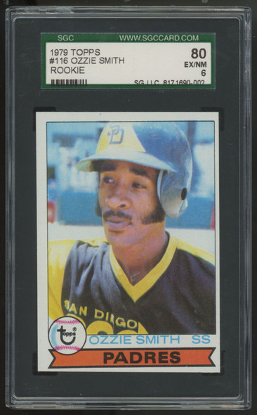 1979 Topps Ozzie Smith RC #116 SGC 6