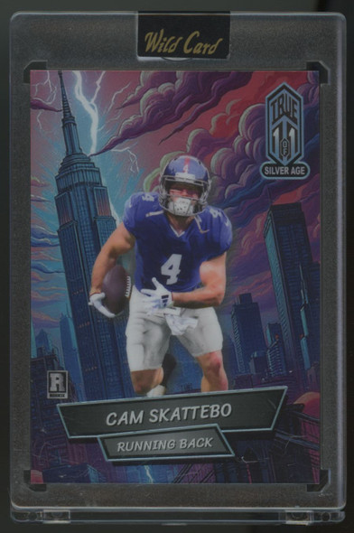 2025 Wild Card Comix Cam Skattebo RC True 1/1 Silver Age #ACRLSA-CS