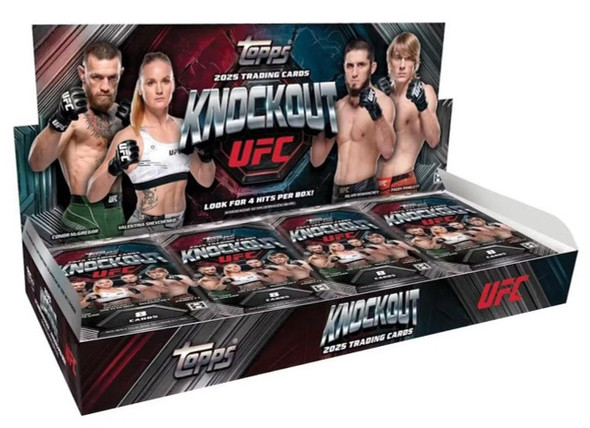 2025 Topps UFC Knockout Hobby Box 2025 Topps UFC Knockout Hobby Box