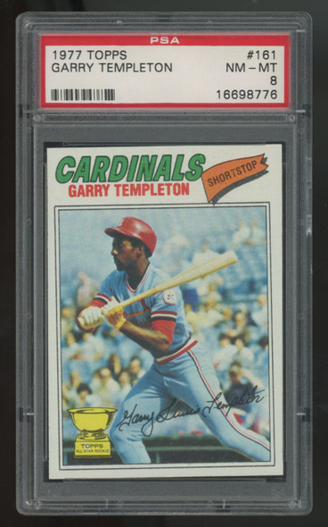1977 Topps Garry Templeton RC #161 PSA 8
