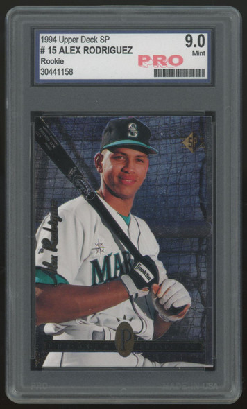 1994 Upper Deck SP Alex Rodriguez RC Premier Prospect #15 PRO 9