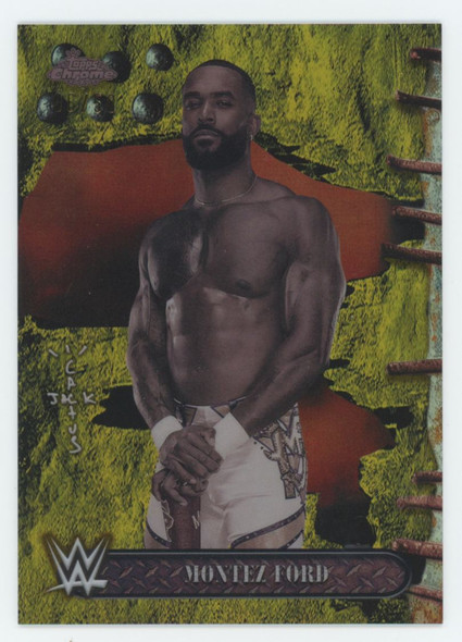 2025 Topps Chrome WWE Cactus Jack Montez Ford Gold Refractor /50 #64 2025 Topps Chrome WWE Cactus Jack Montez Ford Gold Refractor /50 #64