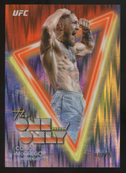 2025 Topps Midnight UFC Conor McGregor The One & Only Dusk /75 #OO-10 2025 Topps Midnight UFC Conor McGregor The One & Only Dusk /75 #OO-10
